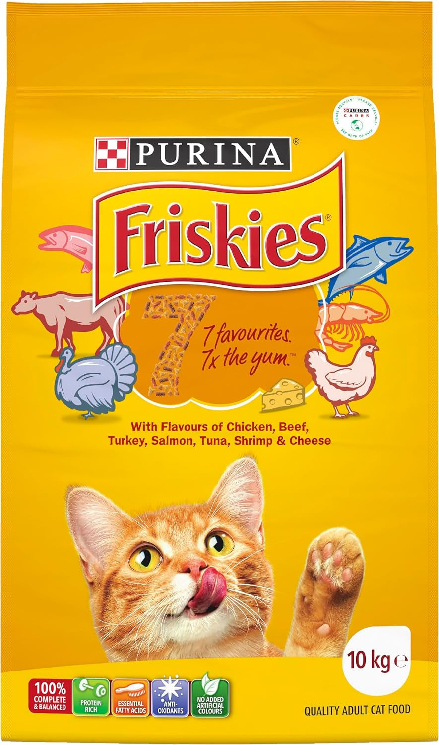 FRISKIES Adult Dry Cat Food 7 10Kg
